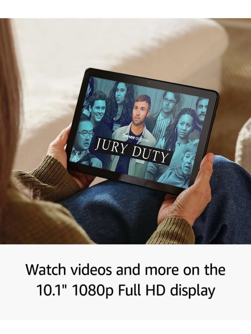 Amazon Fire HD 10 Tablet — Black, 64 G, no ads on lockscreen - Picture 4 of 8